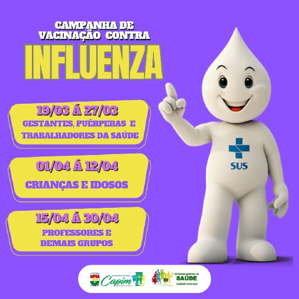 CAMPANHA DE VACINAÇÃO CONTRA A INFLUENZA